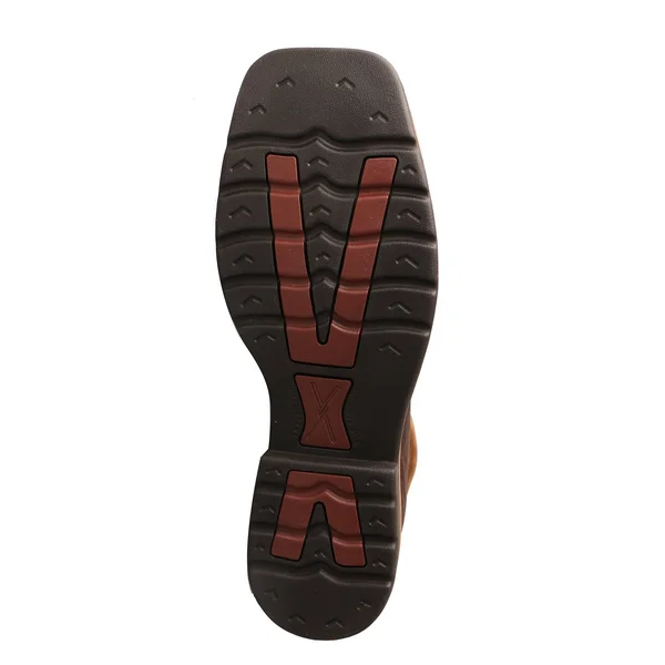 Twisted x Boots Men's MLCALW1 Lite Work Lacer Alloy Toe Boot, Dark Brown Leather