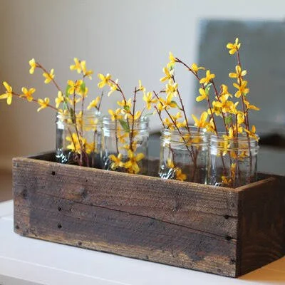 Withun Wood Planter Box Loon Peak Color: Rustic - Size: 5x22 H x 38x22 W x 5x22 D