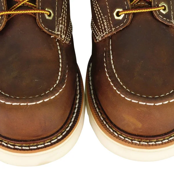 Men's Thorogood 814-4203 American Heritage 6x22 Moc Toe Wedge Boots - Brown 10, M