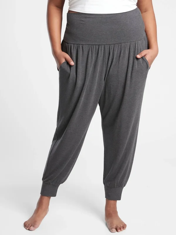 Athleta Women's Studio Jogger Black Heather Size XL