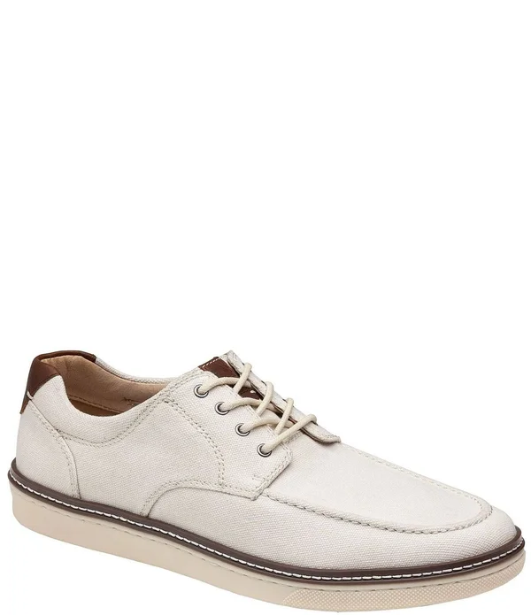 Johnston & Murphy Men's McGuffey Moc Toe Shoes - Beige