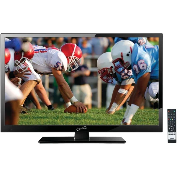 Supersonic SC-1911 19-inch 1080p LED Widescreen HDTV with HDMI Input (AC/DC Compatible) - 19.3 x 12.5 x 3.7 inches