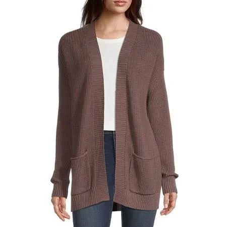 A.N.A Womens Cardigan - Small, Brown