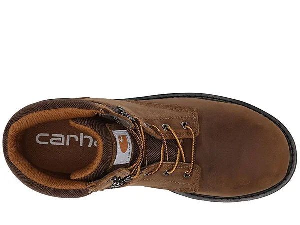 Carhartt CMW6274 6x22 Steel Toe Work Boot 12 Men's Brown