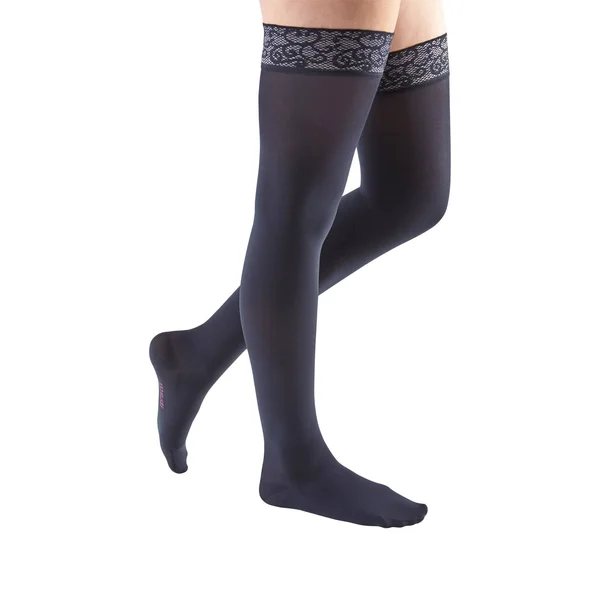 Mediven Comfort, 20-30 mmHg, Thigh High w/ Lace Top-Band, Closed Toe Wheat, IV
