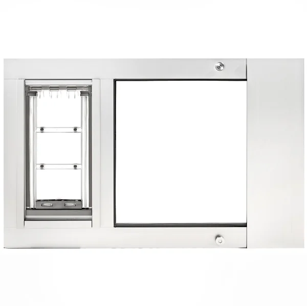 Endura Flap Thermo Sash 3E Cat Door White - Medium, 37-40x22