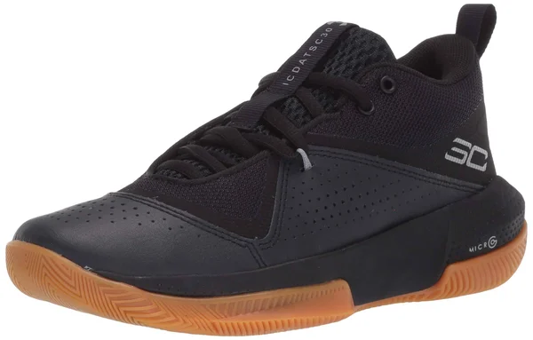 Under Armour Youth SC 3zer0 IV Basketball Shoes - Black, 6.5