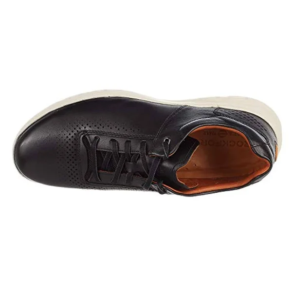 Rockport Let&s Walk Plain Toe, Men's, Black Leather, Size: 9.5