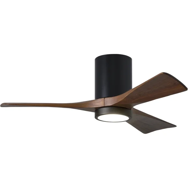 Irene Hugger Ceiling Fan with Light by Matthews Fan Company, Gloss White, IR3HLK-WH-WA-60