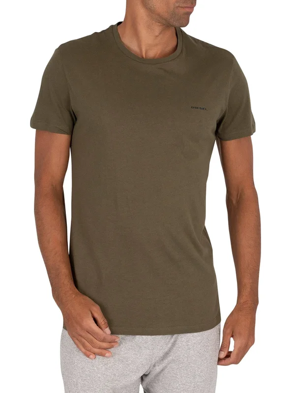Diesel Umtee Jake 3 Pack T Shirts Navy