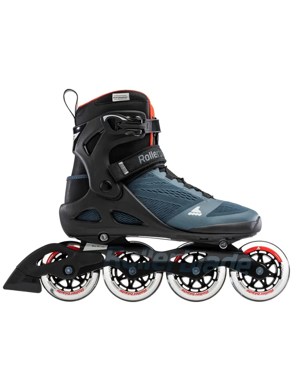 Rollerblade Macroblade 90 Mens Inline Skates - Blue/Orange, 11.5