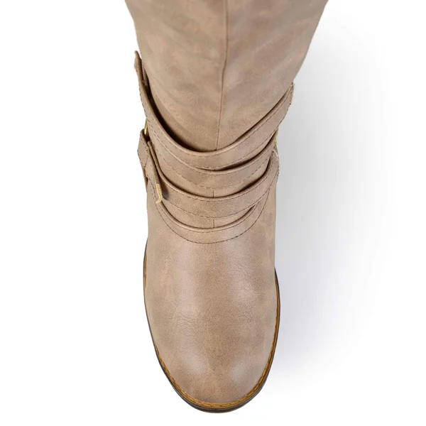 Journee Collection Walla Boot - Extra Wide Calf Women's Shoes Wine : 9.5 M