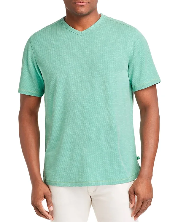 Tommy Bahama Aqua Aloha Men's Tropical Paradise V Neck Shirt