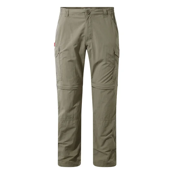 Craghoppers Mens NosiLife Convertible II Pants, 33S, Pebble