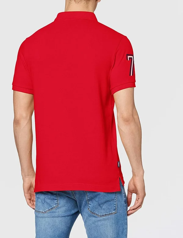 Superdry Classic Superstate Men's Polo Shirt - Red