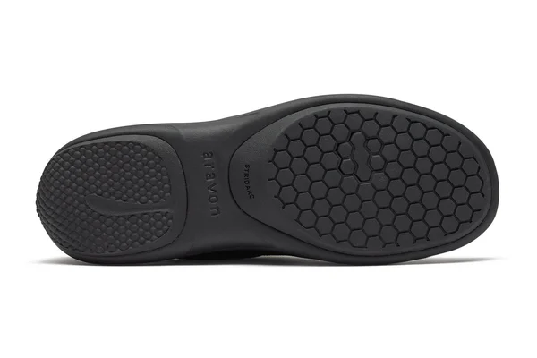 Aravon Women's REVsavor Sneaker - Size: 9, Black Leather