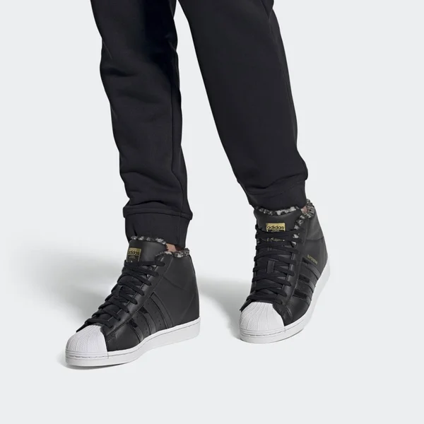 Adidas Superstar Up Shoes Black 9 - Womens Originals High Tops