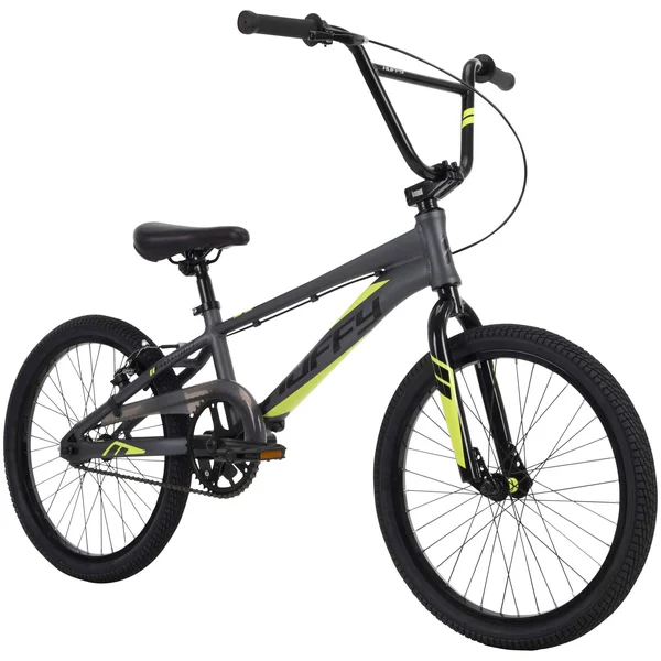Huffy Enigma 20 inch BMX Bike - Aluminum Frame, Race Style, Matte Black