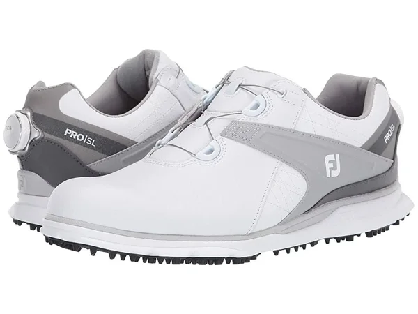 FootJoy Mens Pro/SL Boa Golf Shoes - Men's, Size: 12, White