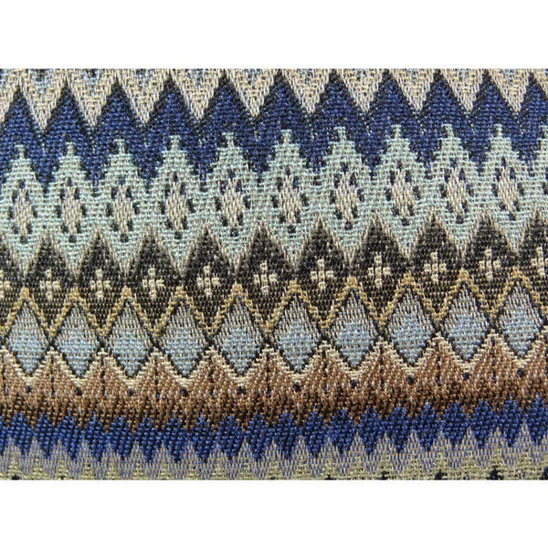 Plutus Zig Along Indigo Handmade Pillow