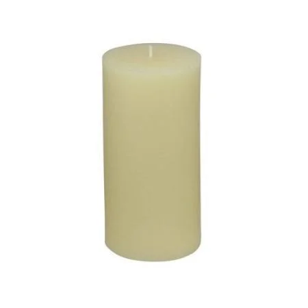 Smokeless Paraffin Unscented Pillar Candle Color: Ivory - Size: 6x22 H x 3x22 Diameter, Pack Size: Set of 12