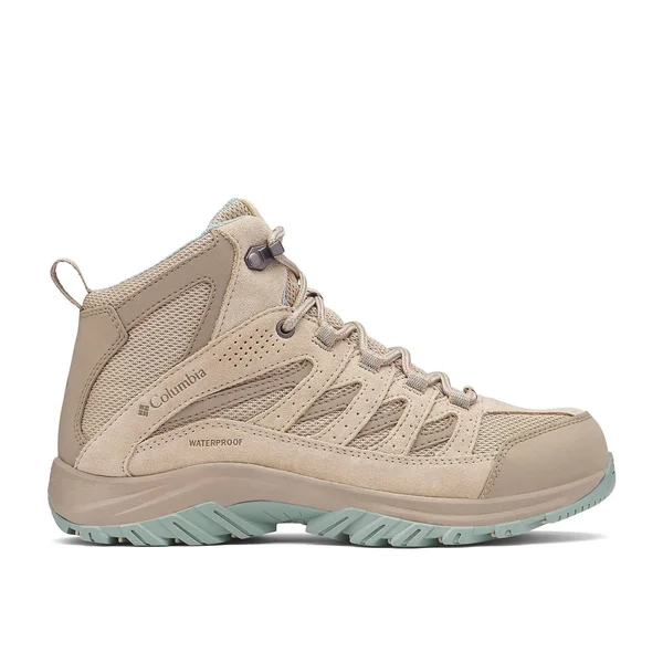 Columbia Crestwood Mid Waterproof - 10, Ancient Fossil, Light Lichen