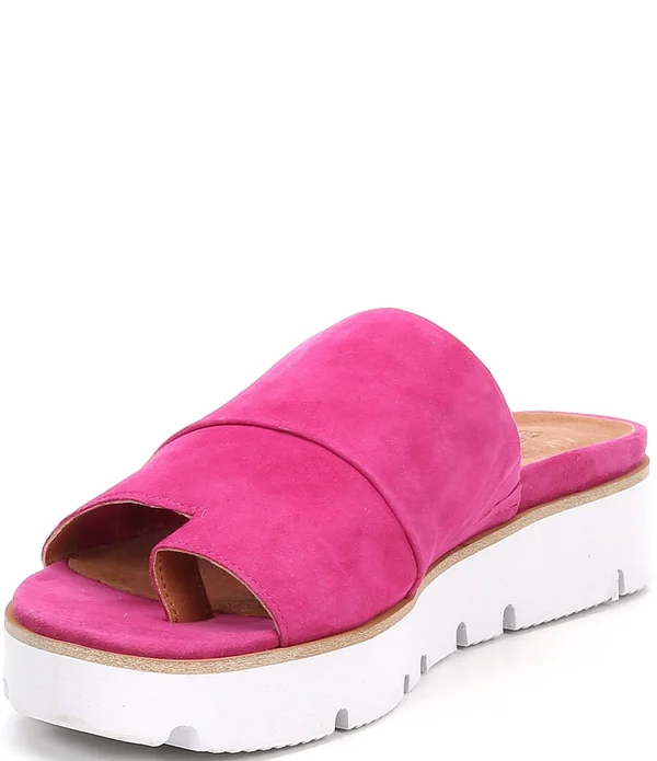 Gentle Souls by Kenneth Cole Lavern Suede Wedge Sandal