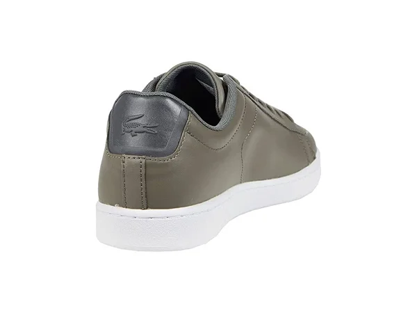 Lacoste Carnaby Evo 0121 2 SMA Men's Shoes Khaki/White : 9.5 M