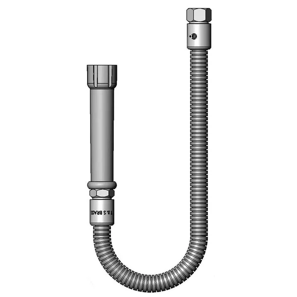 Tu0026S Brass B-0024-H 24x22 Flexible Stainless Steel Hose
