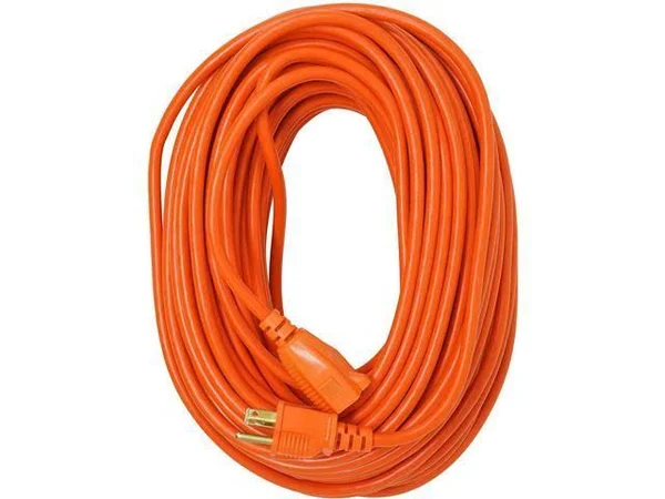 Woods 02309 16/3 Vinyl Outdoor Heavy Duty Extension Cord, 100 ft, Orange