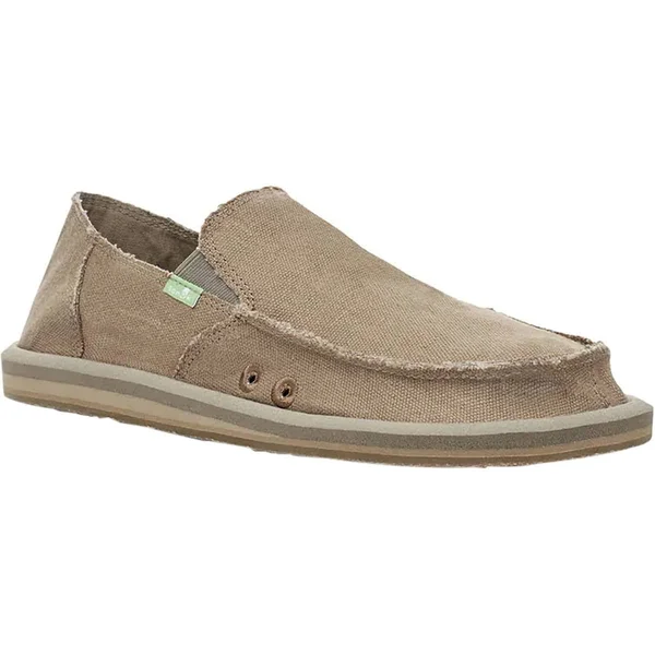 Sanuk Men's Vagabond Hemp Jute Shoes - 8