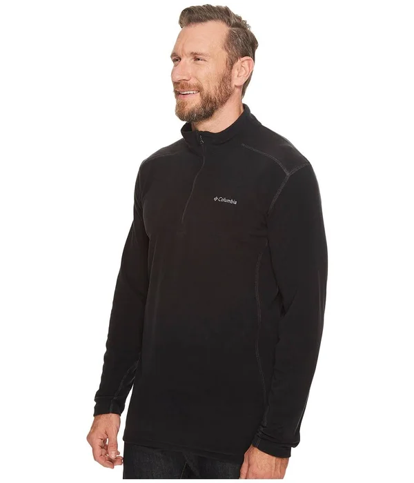 Columbia Men's Big Klamath Range II Half Zip, Black, 2x