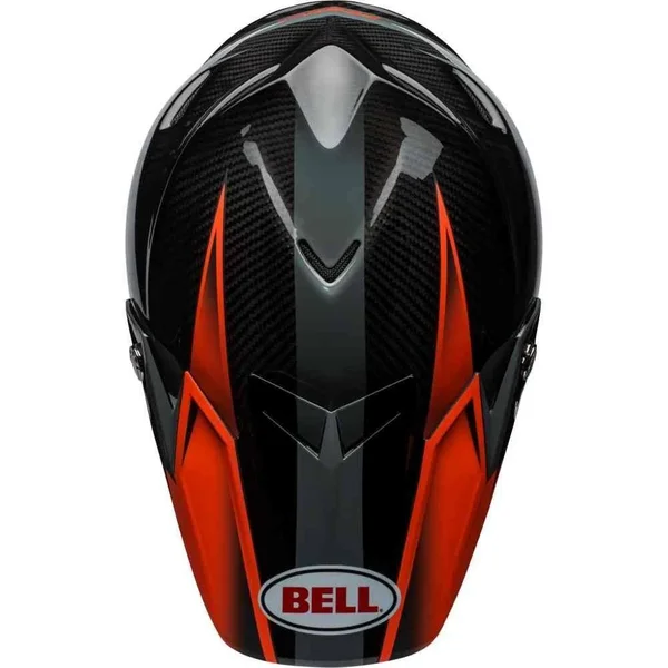 Bell Moto-9 Flex Helmet - Hound Matte/Gloss Orange/Charcoal, S