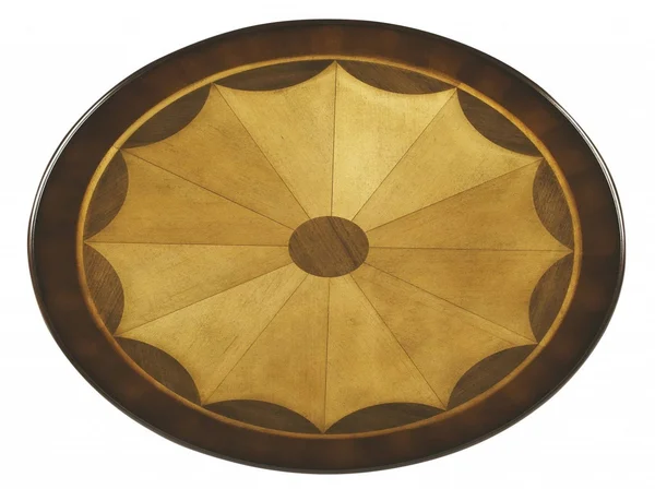 HomeRoots Carissa Plantation Cherry Round Pedestal Table