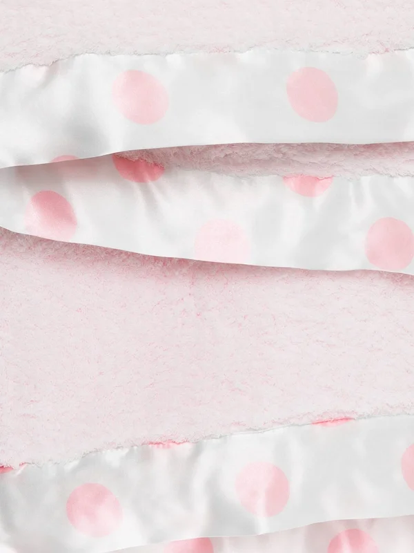 Little Giraffe Chenille New Dot Baby Blanket (Blue)