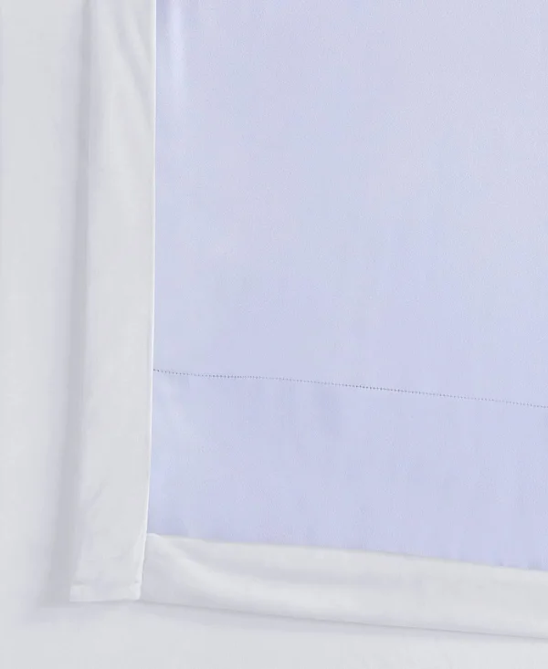 Exclusive Fabrics Heritage Plush Velvet Single Curtain Panel - 50 x 108 - Pillow White