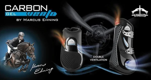 Veredus Carbon Gel Vento Front Tendon Boots - Brown