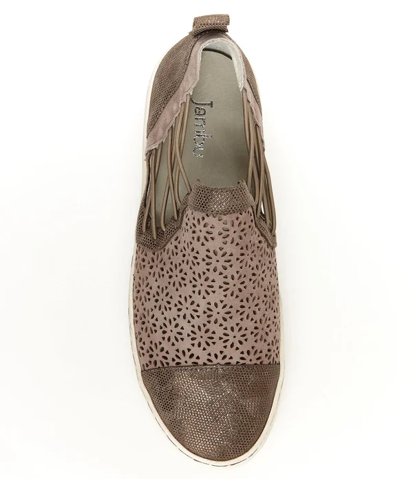 Jambu Women Erin Slip on Shoes Black 6.5