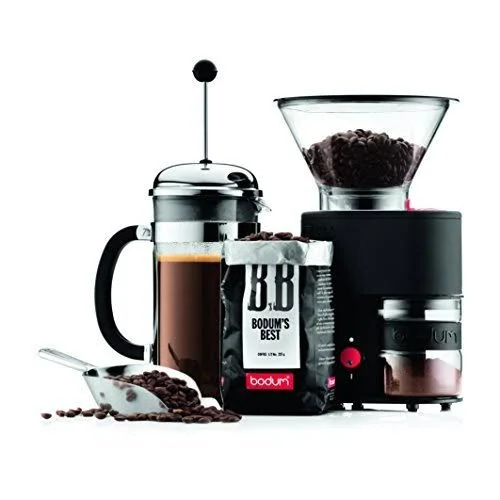 Bodum Chambord French Press Coffee Maker - 34 Ounce, 1 LITER, 8 Cup, Chrome, Stan