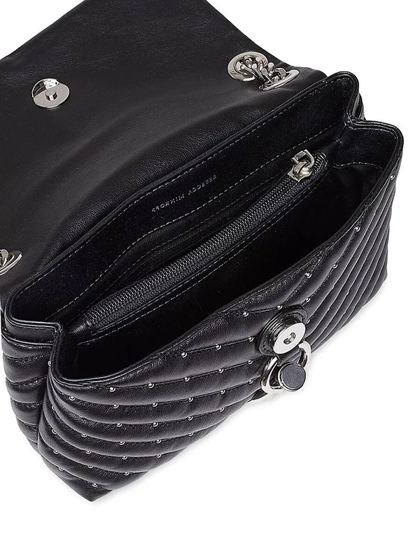 Rebecca Minkoff Edie Crossbody Bag with Studs in Black