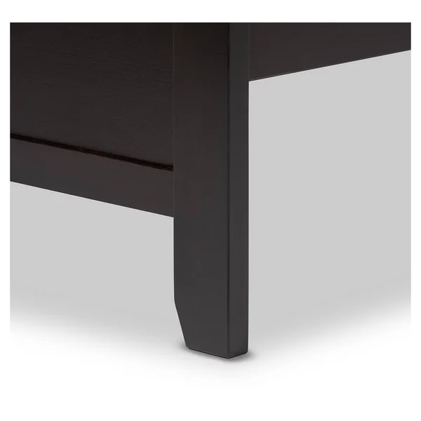 Baxton Studio Seconique Platform Bed - Dark Brown, Twin