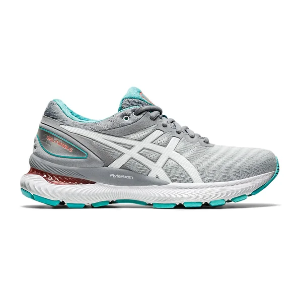 Asics Women's GEL-Nimbus 22 Running Shoes Size 6 Sheet Rock/White