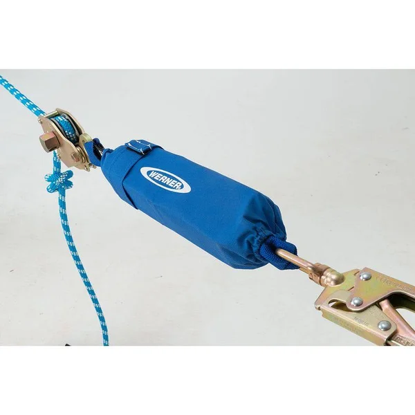 Werner L102030 30ft 2-Man Rope Horizontal Lifeline System - Cross-Arm Strap, Ratchet Tensioner