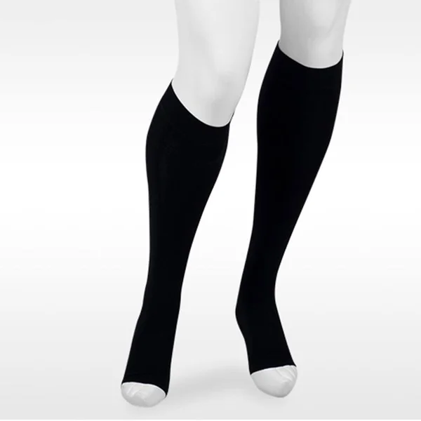 Juzo Assist 20-30 mmHg Open Toe Knee High III - Short, Black