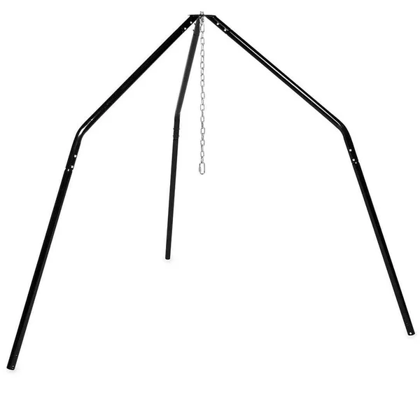 HearthSong HugglePod Hangout Hanging Tent and Family Hangout Steel Stand Set - Red