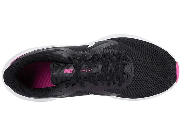 Nike Women's Downshifter 10 Running Shoe - Wide - Black, 7