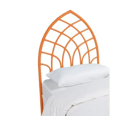 Cathedral Twin Open-Frame Headboard David Francis Furniture Citrus Orange