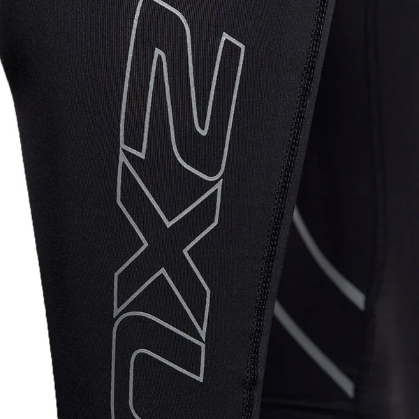 2XU Men's Compression Logo Tights Black/Black