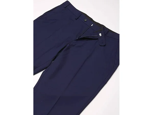 Perry Ellis Men's Portfolio Slim-Fit Stretch Suit Pants - Navy Solid