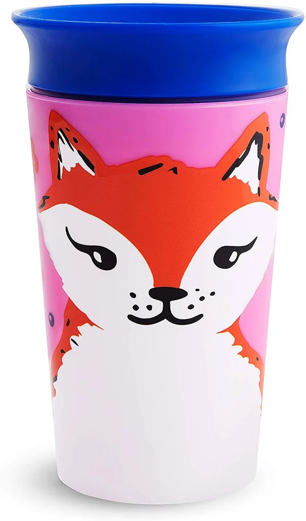 Munchkin Miracle 360 WildLove Sippy Cup - 9 oz, 266 mL, Fox